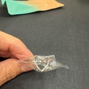 Silver Heart Ring size 8